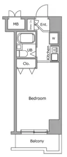 アバクス立川【4階】の間取り