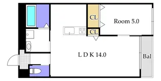 Iris総社中央【3階】の間取り