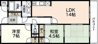 高田アーバニー【1階】の間取り