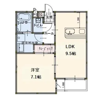 プライベートレジデンス京都駅西【3階】の間取り