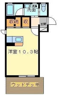 カーサ・ソレアードIII【1階】の間取り
