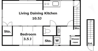 メゾン四谷1丁目C棟【2階】の間取り