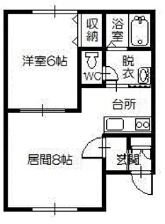 BeMoon【2階】の間取り