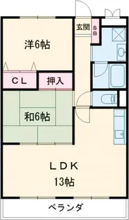 ラフィネ【1階】の間取り