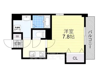 Glad Kishibe【2階】の間取り