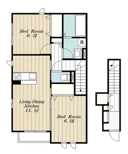 ブランカ【2階】の間取り