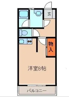 タートルハウス【2階】の間取り