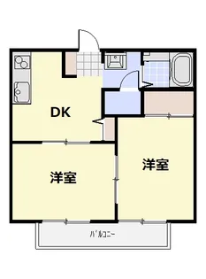 コンフォールC【2階】の間取り