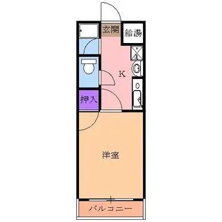 ドミールナカムラ【3階】の間取り