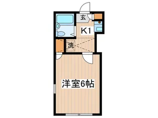 五十鈴坂弐番館【1階】の間取り