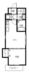 クラリス魚の町【2階】の間取り