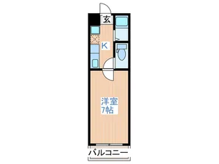 平和マンション上杉【4階】の間取り
