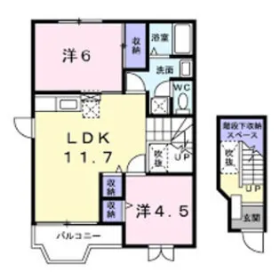 ガーデンヒーロ【2階】の間取り