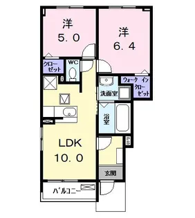 カーサみやびVII【1階】の間取り
