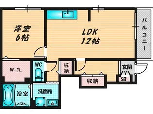 ガーデン コート’11【1階】の間取り