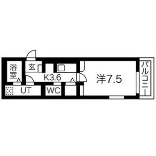 chaliapin(シャリアピン)長町南【2階】の間取り