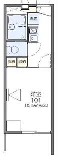 レオパレスけやき【3階】の間取り