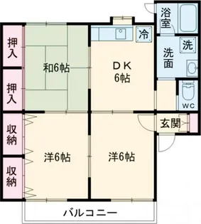 エスポアール駅南【1階】の間取り