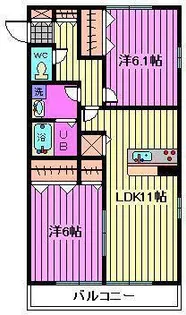 Sol Casa【2階】の間取り