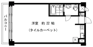 ルイマーブル乃木坂【3階】の間取り