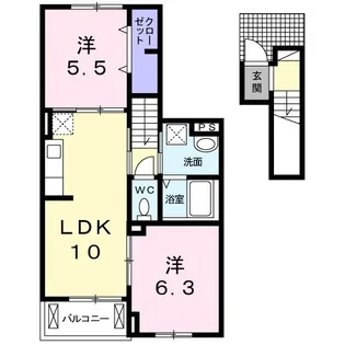 シュティルメゾン【2階】の間取り