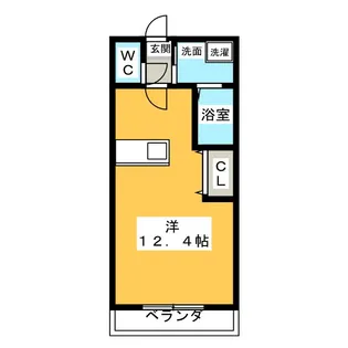 ル パフェ ド ペルル【2階】の間取り