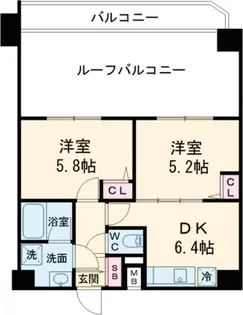 アイルグランデ東京亀有【9階】の間取り