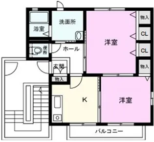 アンリシールVIII【2階】の間取り