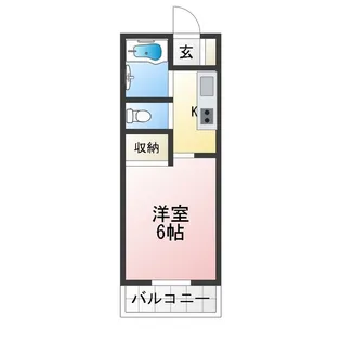 コンフォート・サワダA【2階】の間取り