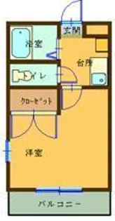 パーシモン【2階】の間取り
