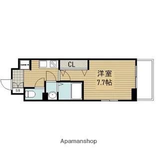 ラグゼ住道【9階】の間取り