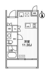 ALTERNA学芸大学【1階】の間取り