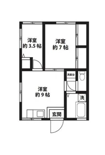 シャトル愛川【2階】の間取り