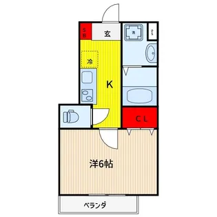 ノーブル誠道【3階】の間取り