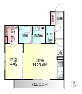 ア レーズ町田【2階】の間取り
