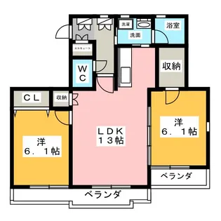 C’s瑞穂日向【1階】の間取り