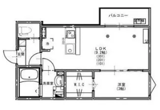 KEIAI RESIDENCE 大和田VI【2階】の間取り