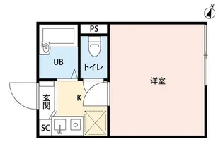 Reberty北千住【1階】の間取り