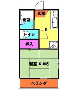 セゾンドローリエIA【2階】の間取り