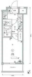 スカイコートパレス池袋【2階】の間取り