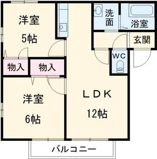 グランシードA【2階】の間取り