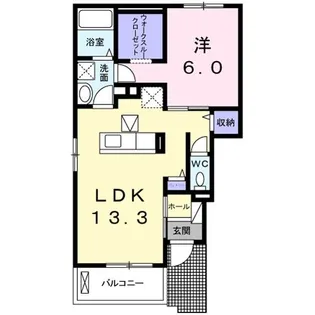 エテルノ サンシャインII【1階】の間取り