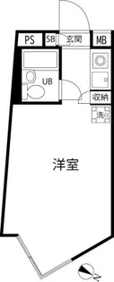 エスポワール中目黒【1階】の間取り