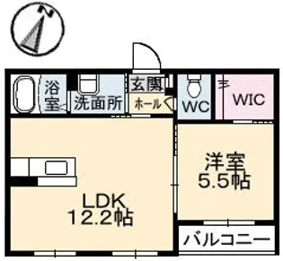 シュエット2【2階】の間取り