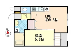 ニアステーション信濃町【1階】の間取り