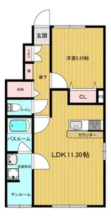 START B【1階】の間取り