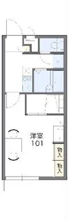 レオパレスパル【2階】の間取り