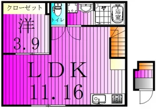 リミニ【2階】の間取り