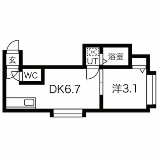 サンモール南郷【2階】の間取り