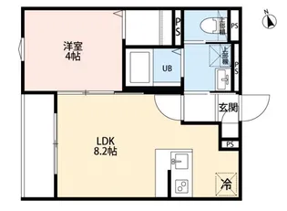 robot home 蕨V(ロボットホームワラビファイブ)【2階】の間取り